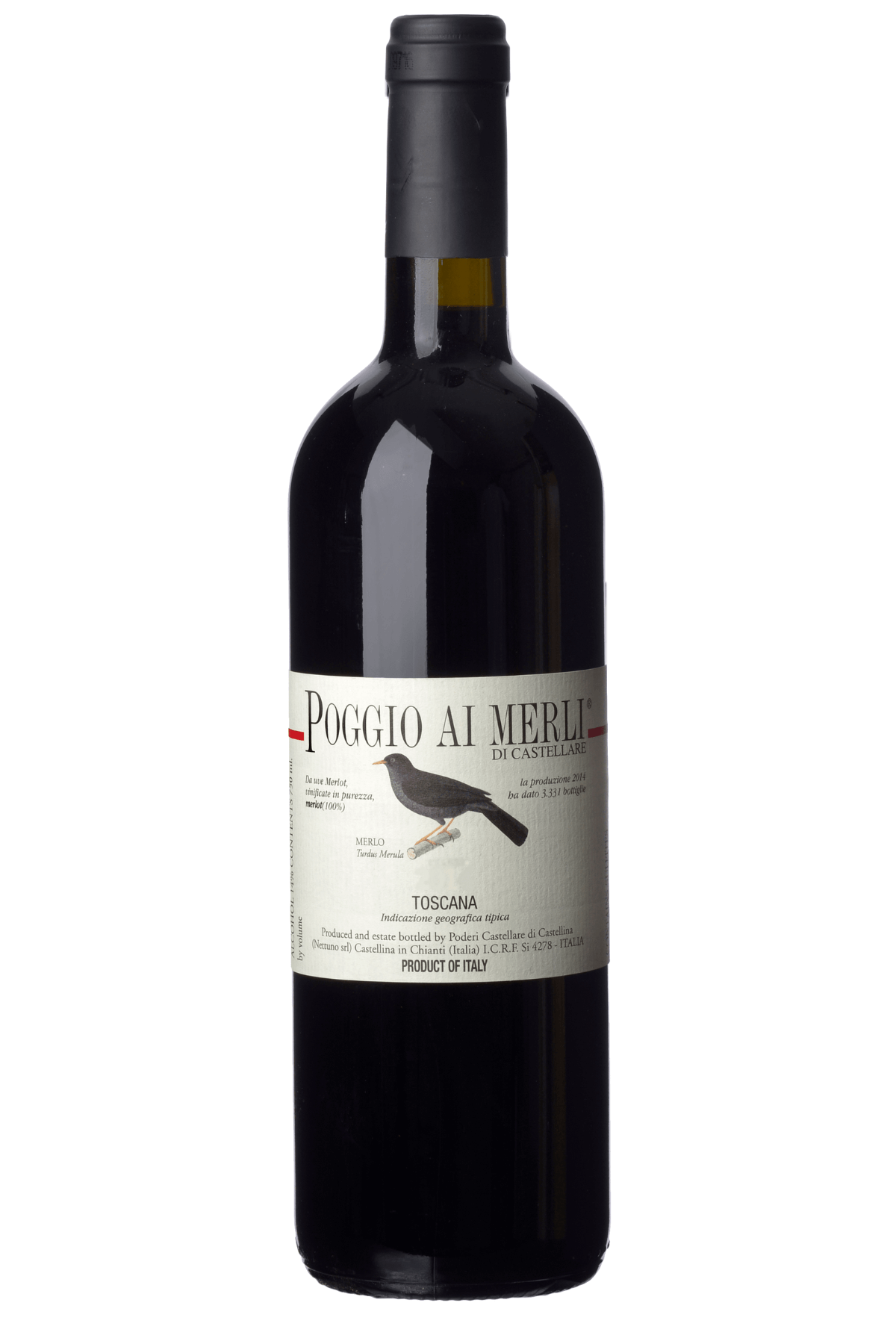 "Poggio ai Merli Toscana Rosso IGT 2019 Weingut Castellare di Castellina"